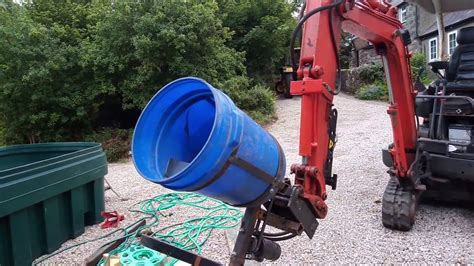 youtube cement mixer and mini digger|Mini Digger Cement Mixer Attachment .